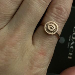 Coach Rose Gold Ring